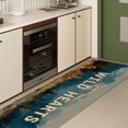 thumbnail image 3 of 2x6 FT Kitchen Runner Rugs Non Skid Washable, Faux Wool Rug Runners for Hallways Bathroom Carpet Runner, Soft Indoor Modern Floor Rug for Entryway Laundry Room, 3 of 11