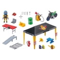 thumbnail image 4 of Set de juego Playmobil Stuntshow Tienda Taller 49 Piezas, 4 of 4