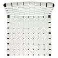 thumbnail image 5 of SAFAVIEH Rayne Woven Dining Chair, White/Black, Set of 2 (15.8 in. W x 19.8 in. D x 33.5 in. H), 5 of 7