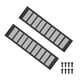 thumbnail image 1 of Cubierta de Ventilación Rectangular Uxcell 16"x4" 2pcs Rejilla de Ventilación con Tornillos para Gabinete Negro, 1 of 7