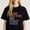 Black-1, variant on Colorful Lettering Graphic for Everyone Funny Skibidi themed Casual Tee print T Shirt