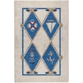 thumbnail image 2 of Addison Rugs Dream Shag Premium Machine Washable Transitional Lighthouse Ivory Rectangle Rug, 3' x 5', 2 of 8