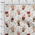 thumbnail image 2 of oneOone Cotton Jersey Rust Brown Fabric Ice Cream Sewing Craft Projects Fabric Prints By Yard 58 Inch Wide, 2 of 6