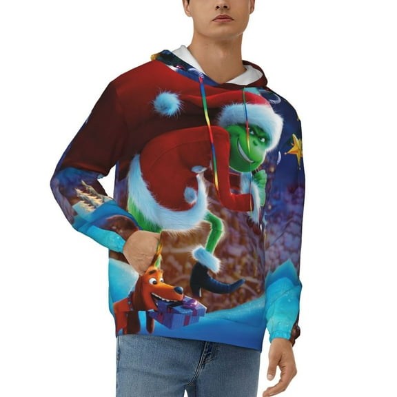 The Grinch Hoodie Unisex 3d Novelty Hoodies Graphic Hoodies Pullover Sweatshirts For Men Women Teen Small