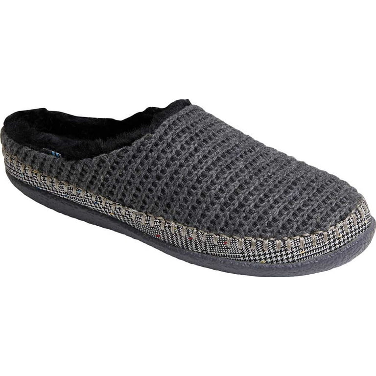 Women s TOMS Ivy Slipper Forged Iron Grey Sweater Knit 9 M