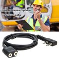thumbnail image 4 of Cable de Extensión de Micrófono Walkie-Talkie tipo K de 2 pines Para Baofeng UV-5R 888S Likrtyny, 4 of 8