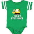 thumbnail image 3 of Inktastic Papa Little Digger Construction Truck Boys Baby Bodysuit, 3 of 5