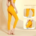 thumbnail image 1 of Pantalones de yoga sin costuras para mujer, cintura alta, levantamiento de cadera, ropa deportiva roja para exteriores, 1 of 4