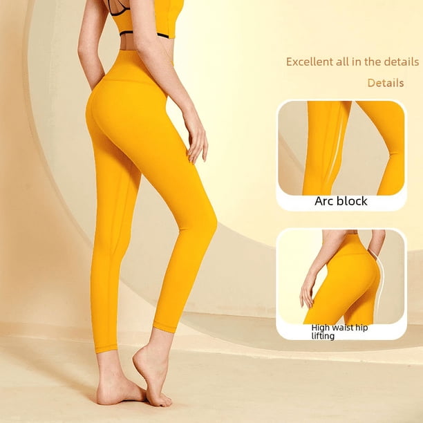 Pantalones de yoga sin costuras para mujer, cintura alta, levantamiento de cadera, ropa deportiva roja para exteriores