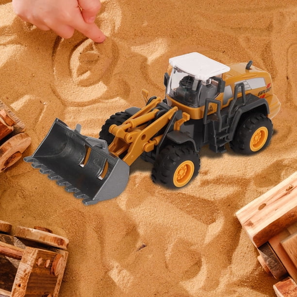 Gemini&Genius Rouleau compresseur jouet pour enfants, modèles réduits de véhicules de chantier en alliage, camion articulé pour ingénierie, jouets pour enfants et décoration pour la maison (modèle Gemini&Genius Rouleau compresseur jouet pour enfants, modèles réduits de véhicules de chantier en alliage, camion articulé pour ingénierie, jouets pour enfants et décoration pour la maison (modèle