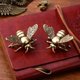 thumbnail image 1 of unbranded 5Ud De Abeja En Latón Dorado Para De Escritorio Con, 1 of 6