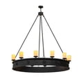 thumbnail image 2 of Meyda Tiffany 166955 Lorenzo 12 Light 72" Wide Ring Chandelier, 2 of 3