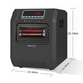 thumbnail image 5 of VOLTORB Electric Space Heater with Remote Control & Fan Only Mode, Black, 5 of 12