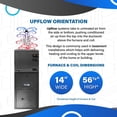 thumbnail image 6 of ACiQ 2 Ton 13.4 SEER2 92% 40000 BTU Propane Gas Furnace & Air Conditioner System - R32, Single Stage, Upflow | Central Split, Evaporator Cased Coil, AC/Heating Unit, 6 of 9