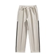 thumbnail image 5 of Black Work Pants Men 32x34 Regular Fit Neutral Tone Casual Pants Stretch Waist -Resistant Flat-Front Chino Pant, 5 of 6