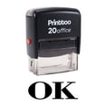 thumbnail image 1 of Printtoo Office Stationary Stamp OK Self Inking Rubber Stamp-Black, 1 of 1