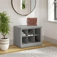 thumbnail image 2 of Pemberly Row 24W Small Shoe Bench with Shelves in Gray - Engineered Wood, 2 of 7