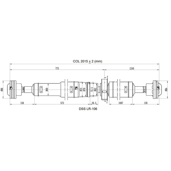 Drive Shaft Assembly Rear LR-106 fits 12-13 Land Rover Range Rover Evoque