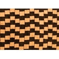 thumbnail image 1 of Ahgly Company Indoor Rectangle Abstract Orange Modern Area Rugs, 2' x 4', 1 of 4