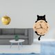thumbnail image 2 of Escultura moderna de fruta de resina y reloj de pared de fácil lectura para estantería de mesa, comedor, dormitorio, oficina, decoración del hogar., 2 of 8