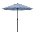 thumbnail image 1 of California Umbrella Parasol de Patio à Manivelle Inclinable Casa de 9 Pieds en Bleu Air, 1 of 7
