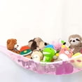 thumbnail image 3 of PLS Stuffed Animal Toy Hammock Net for Wall Hanging Plush Toy Storage and Kids Room Organizer for Girls Room in Pink, 3 of 5