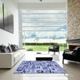 thumbnail image 6 of Ahgly Company Indoor Rectangle Patterned Slate Blue Area Rugs, 5' x 8', 6 of 6