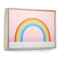 thumbnail image 2 of Designart "Respite In Minimalism Rainbows" Minimalism Floater Framed Canvas Wall Art, 2 of 5