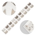 thumbnail image 5 of Yayeee Table Runner 90 inches Long Home Kitchen Dinning Party Decoration, Light Gray Cat Pattern, 5 of 7
