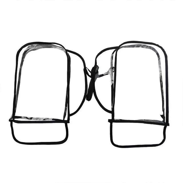 Motorcycle Waterproof Handlebar Muffs Winter Thermal Hand Guards, Universal Snow Wind Cold Weather Protection Arm Muff with Reflective Strip for Bikes