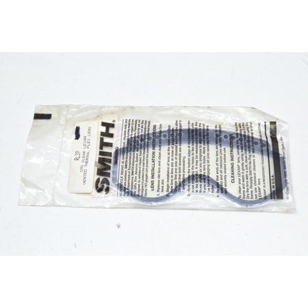 Clear Thermal Lens - Smith RL39, 9601 CMX Clear Lexan Vented Thermal Flex Lens QTY 1