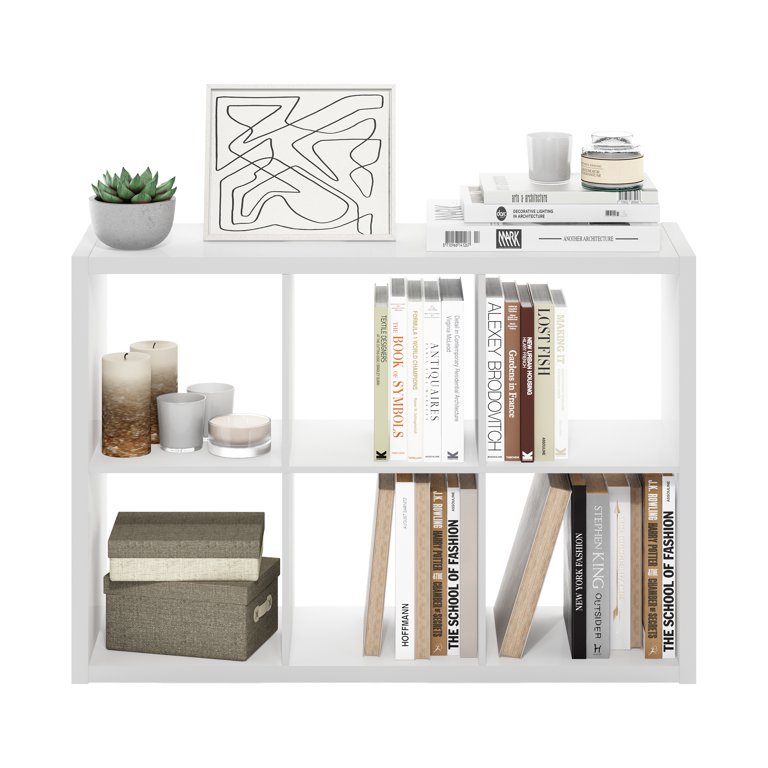 Furinno CUBICLE Open Back Decorative Cube Storage Organizer in 6