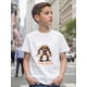 thumbnail image 1 of Boys Halloween Pumpkin Robot Graphic T-Shirt, Black Cotton Casual Halloween Shirts With Robot and Pumpkin, Girls/Boys Fall Clothes, Round Neck Short Sleeve T-Shirt, 1 of 7