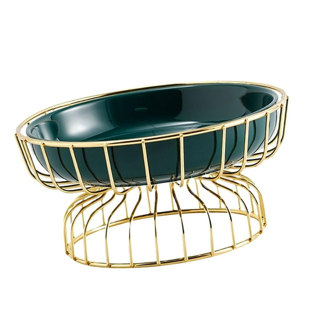 Pto de fruta de arte de cerámica, aperitivos, postres, soporte de pie alto nórdico, pto de decoración para mesa de Hotel, soporte de cocina para Grande Macarena plato de frutas