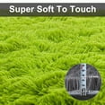 thumbnail image 3 of Christmas Area Rug for Living Room, Large Fluffy Rug for Bedroom & Fuzzy Furry Plush Soft Rugs, Small Shaggy Carpet for Boys and Girls Dorm Room Home Decor (55"X20", Fruit Green), 3 of 7
