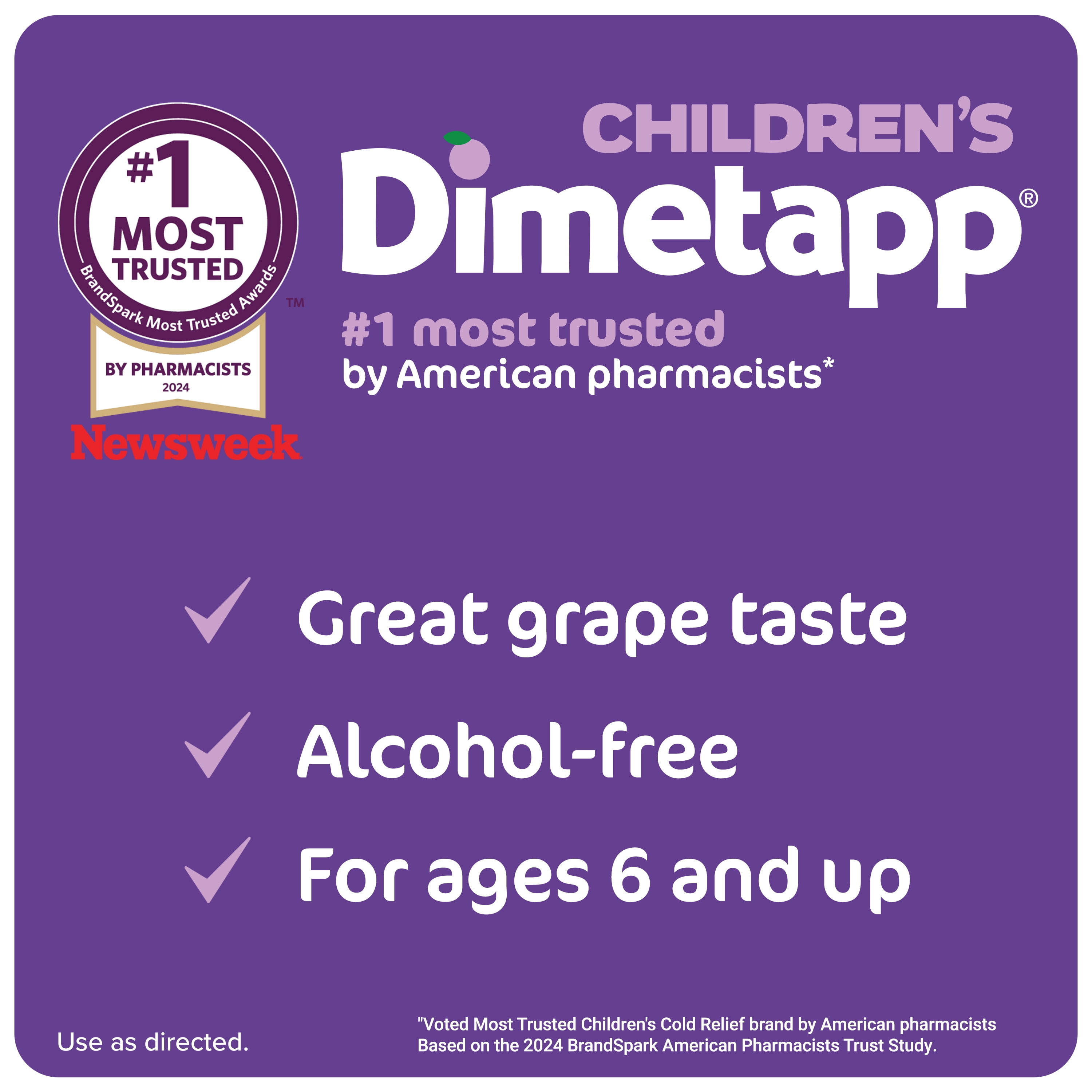 (2 pack) Children’s Dimetapp Cold & Allergy 8 Fl Oz