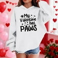 thumbnail image 4 of Sudadera con capucha y estampado de corazón de San Valentín, sudadera de manga larga para niños y niñas, chaqueta para niñas de talla mediana y grande., 4 of 7