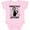 AD-Pink, variant on Pawsitively Spooky Skeleton Cat with Ghosts and Crosses Boys or Girls Baby Bodysuit