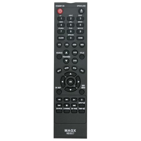 NB887UD NB887 Replaced Remote for Magnavox DVD VCR RZV427MG9 ZV427MG9 A MDR161V