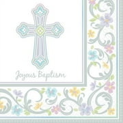 Blessd Day Baptism Beverage Napkin (36 Count)