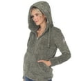 thumbnail image 5 of White Mark Women's Hooded Sherpa Jacket, 5 of 6