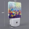 thumbnail image 2 of Fuzoiu Spring Flower Seasonal Print Dusk to Dawn LED Night Light with Light Sensor, Energy-Efficient Touch-Safe Night Lamp for Home, Office, and Kids' Rooms-UK, 2 of 7