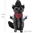 thumbnail image 3 of Clearance Desktop Ornament under $5,Raccoon Figurine Funny Lifelike Decorative Resin Wild Animal Statue Ornament For Desk Bookshelf Mantelpiece, 3 of 9