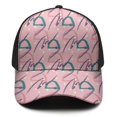thumbnail image 2 of Design Pattern Baseball Cap – Stylish Spliced Design Adjustable Trucker Hat with Full Print Front & Brim, Breathable Cotton Blend Snapback for Sports, Travel & Daily Wear, 2 of 3