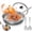 10.2inch, variant on Titanium Pan 12 Inch Non Stick Pure Titanium No Coating Dishwasher Safe 750°F