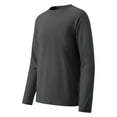 thumbnail image 4 of Boys' Rash Guard Long Sleeve Sun Shirts Girls Swim Shirt Summer Beach Sun Rash Guard For Kids Solid Color Tops for Toddlers 9-10 Years, 4 of 9