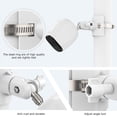 thumbnail image 5 of Pole/ Railing Mount for Arlo Pro4/Pro3,Eufycam 3/3C/2 360°Adjustable Bracket Holder (Black-1Pack), 5 of 8