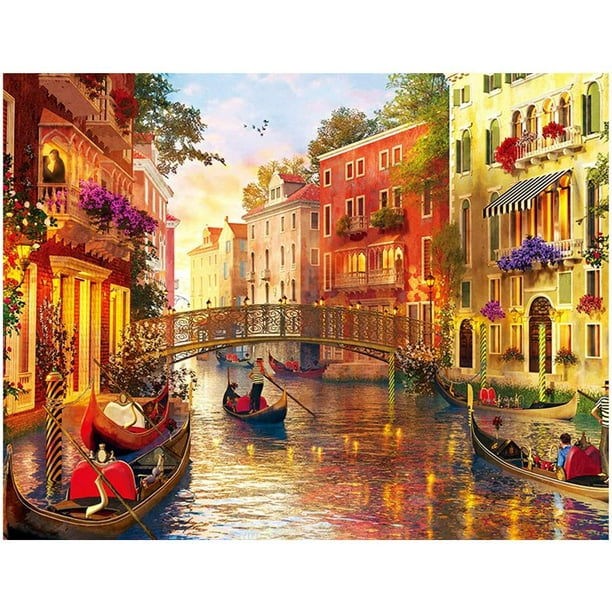 1000 Piece Landscape Jigsaw Puzzles for Adults Premium Assembling Jigsaw Puzzles for Kids Jigsaws Puzzles for Families Challenge Game Stress