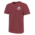 thumbnail image 2 of Youth Cardinal Arkansas Razorbacks Comfort Colors Mascot Overlay T-Shirt, 2 of 3
