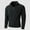 #JIE250704A6 Black, variant on CYiJun Mens Half Zip Sweatshirt Lightweight Long Sleeve Quarter-Zip Pullover Fleece Sweatshirt,Size XL